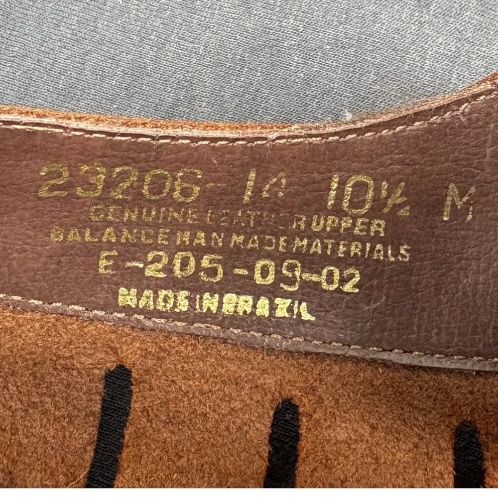 Stacy Adams Men Huarache Sandals Woven Leather 10.5 M Brown Fisherman Brazil